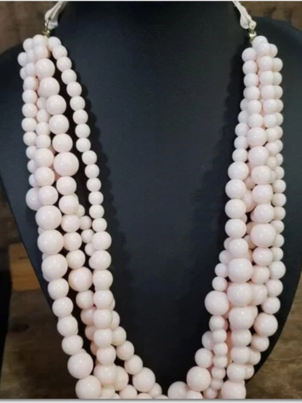 Costume Jewelry Necklace ~SUGAFIX- PINK- Statement - up to 18 inches